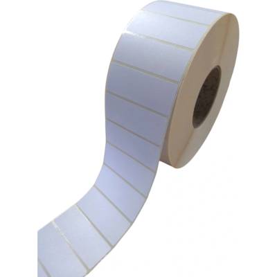 Termo Etiketa 90 mm x 30 mm, Thermo eco, Biela, Dutinka 25 mm, 2000 ks/kotúč, Permanentné lepidlo