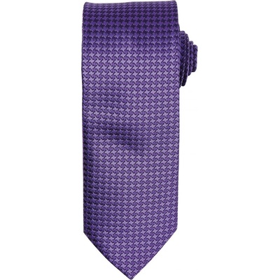 Premier Workwear Kravata s šachovnicovým vzorem fialová – Zboží Mobilmania