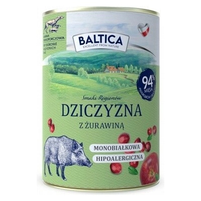 Baltica Smaki regionów Mono Venison with cranberries 400 g