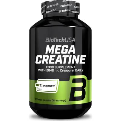 BioTech USA Mega Creatine 120 kapslí