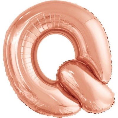 Amscan Foliové písmeno Q rose gold 100 cm