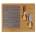 Horecano HORECANO-Бамбукова дъска с ножове за сирена 30x25x1.8cm (HC-93807) (0193807)