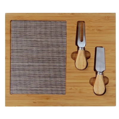 Horecano HORECANO-Бамбукова дъска с ножове за сирена 30x25x1.8cm (HC-93807) (0193807)
