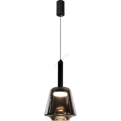 Candellux Пендел на кабел BUENO 1xGX53/9W/230V Ø 18 см опушено черно (CA1160)