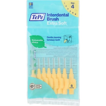 TePe Extra Soft 0, 7 mm Интердентална четка 8 бр