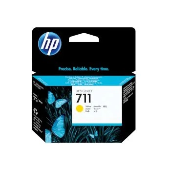 Image 1 of HP Ink 711 Yellow