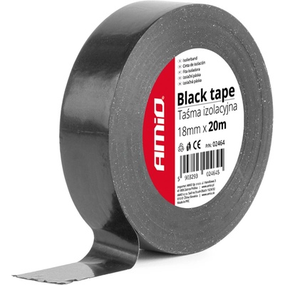 Amio Izolačná páska 18 mm x 20 m čierna 1 ks