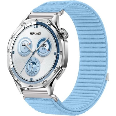 VSETKONAMOBIL NYLON Univerzálny remienok pre smart hodinky - šírka 18mm svetlomodrý 131090