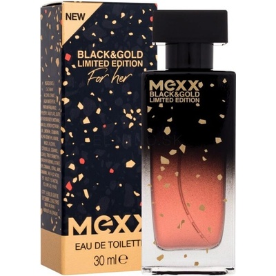 Mexx Black & Gold Limited Edition toaletná voda dámska 30 ml tester