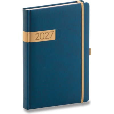 Presco Twill A5 denní 2027 modrý