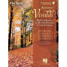 Antonio Vivaldi Čtvero ročních období The Four Seasons noty na housle + audio