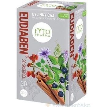 Fyto bylinný čaj EUDIABE ŠKORICOU 20 x 1,5 g