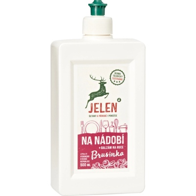 Jelen Tekutý prostriedok na umývanie riadu Brusinka 500 ml