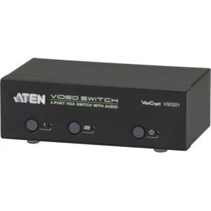 ATEN VanCryst Switch VGA, 2 порта - VS0201 VS0201-AT-G (VS0201-AT-G)