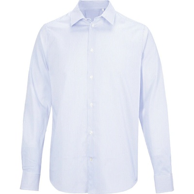 Neoblu Halenka Baptiste Women dlouhý rukáv mikro keprová dámská blue stripe Modrá kostka