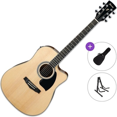 Ibanez PF15ECE-NT Standard SET Natural Електро-акустична китара Дреднаут