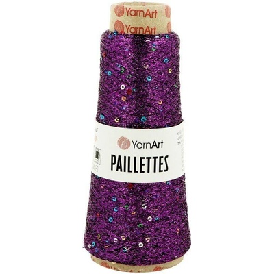 YarnArt Paillettes 8009 fialová