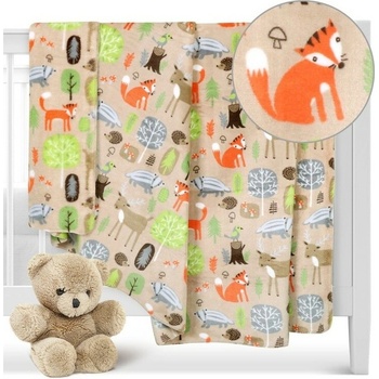 Bellatex Detská prikrývka Ella Zvieratká v lese