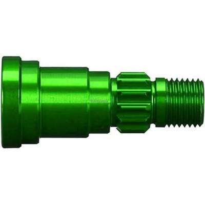 Traxxas Оси за полуоски Traxxas Xmaxx Stub axle, aluminum (green-anodized) (1)use only with 7750X, TRX7768G (TRX7768G)
