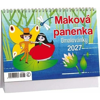 stolní Maková panenka 23cm x 16cm, K881 2027
