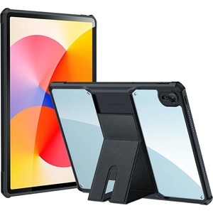 Huawei XUNDD калъф за Huawei MatePad SE 11 - TPU+PC, кожена подставка, Airbag технология, скрийн протектор, черен