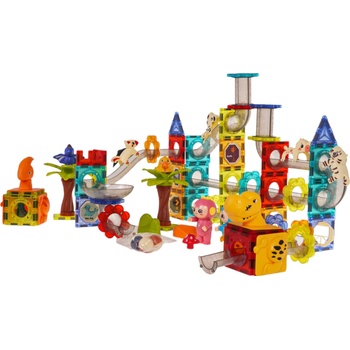 Majlo Toys Magnet Zoo Blocks 153 ks