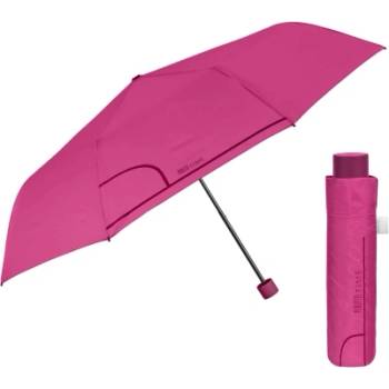 Дамски сгъваем неавтоматичен чадър Perletti Time 26353, Маджента