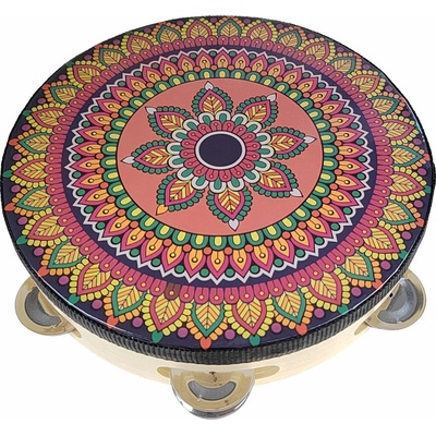 Authentic Tamburína Mandala s blánou 15cm – Zboží Dáma