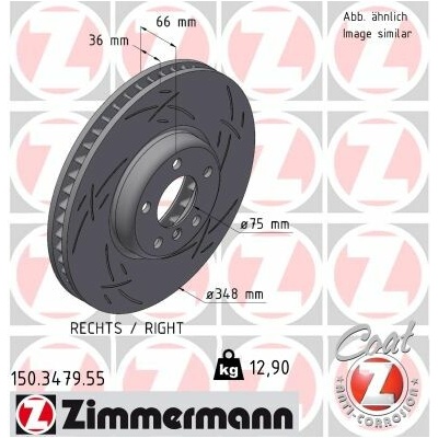Brzdový kotúč ZIMMERMANN 150.3479.55 (150347955)