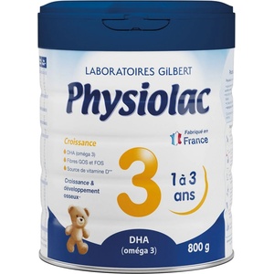 Physiolac Адаптирано мляко за малки деца Physiolac - 3, 1-3 г, 800 g (10057134) - ozone