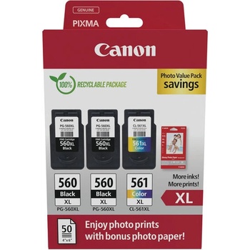 Canon PG-545XL 2x + CL-546XL 8286B015 цвят (CMYK) оригинален комплект касети (8286B015)
