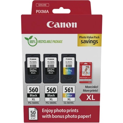 Canon PG-545XL 2x + CL-546XL 8286B015 цвят (CMYK) оригинален комплект касети (8286B015)