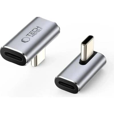 Tech-Protect Ultraboost AA03 USB-C ъглов адаптер - сив
