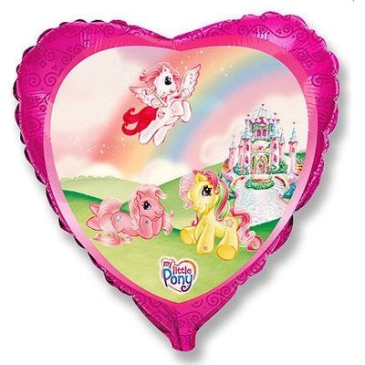 Balón fóliový 45 cm My little Pony hrad
