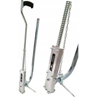 Hliníkový příchytkový profil NOVANETUS pro upevňovací spony trubek podlahového topení PEX PERT ALUPEX