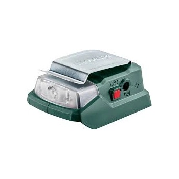 Metabo Адаптер за акумулаторни клетки PowerMaxx PA 12 LED-USB (12 V + 5 V USB връзка) + LED светлина 600298000 (600298000)