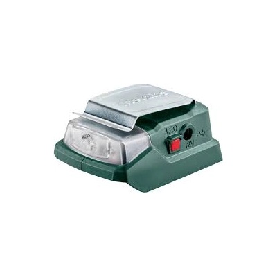 Metabo Адаптер за акумулаторни клетки PowerMaxx PA 12 LED-USB (12 V + 5 V USB връзка) + LED светлина 600298000 (600298000)