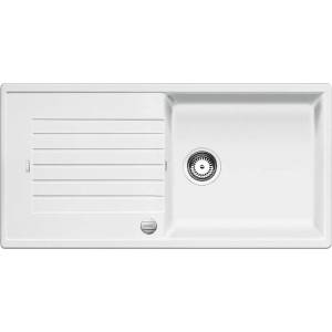 BLANCO Zia XL 6 - Мивка от Silgranit, 100x50 см, с регулиране на оттока, бяла 517561 (517561) Мивка за вграждане