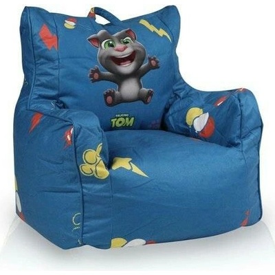 TiaHome sedací vak křeslo Tom Modrá