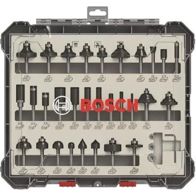 Bosch 30dílná sada frézovacích bitů 2607017476