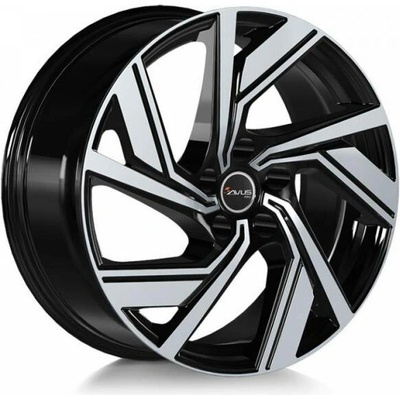 AVUS AC-521 8x18 5x112 ET35 black polished