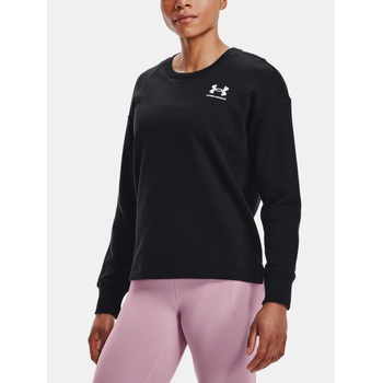 Under Armour Rival Fleece Oversize Crew mikina Černá