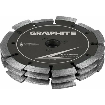 Graphite Diamantový frézovací kotouč 150 mm 57H696