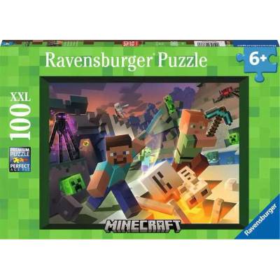 Ravensburger - Puzzle Minecraft 100XXL - 100 piese