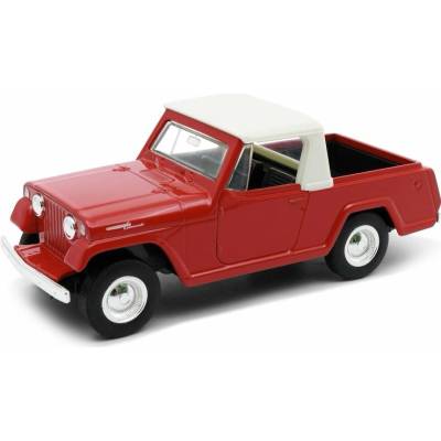 Welly 1967 Jeep jeepster Commando Pickup Krémová 1:34