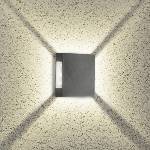 Brilagi - LED външно стенно осветително тяло QUADRAY LED/4W/230V антрацит IP65 (BG2254)