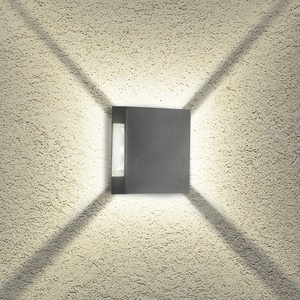Brilagi - LED външно стенно осветително тяло QUADRAY LED/4W/230V антрацит IP65 (BG2254)