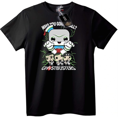 NOONEBRAND Ghostbusters Тениска със Stay Puft - L, Black