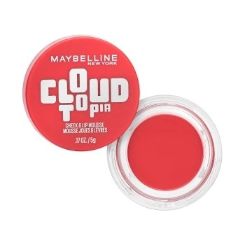 Maybelline Cloudtopia Cheek & Lip Mousse мултифункционална пяна за устни и лице 05 Coral Illusion 5 g