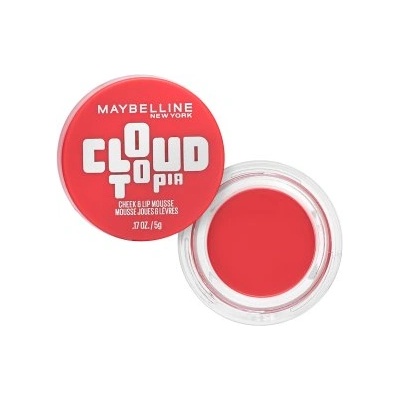 Maybelline Cloudtopia Cheek & Lip Mousse мултифункционална пяна за устни и лице 05 Coral Illusion 5 g